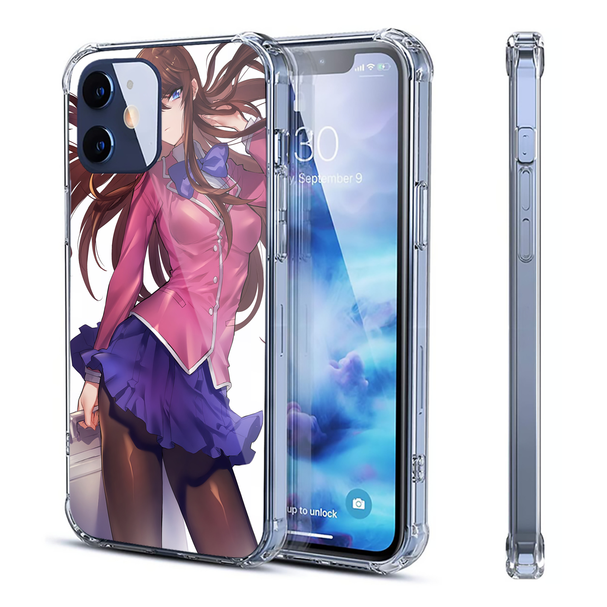 （画像用） 遊☆戯☆王 Yu-Gi-Oh! 【iPhone 12シリーズ対応】透明スマホケース（クリアソフトケース）